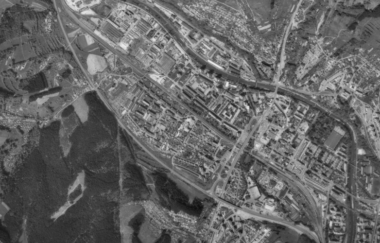 Letecké snímkování: měřické snímky