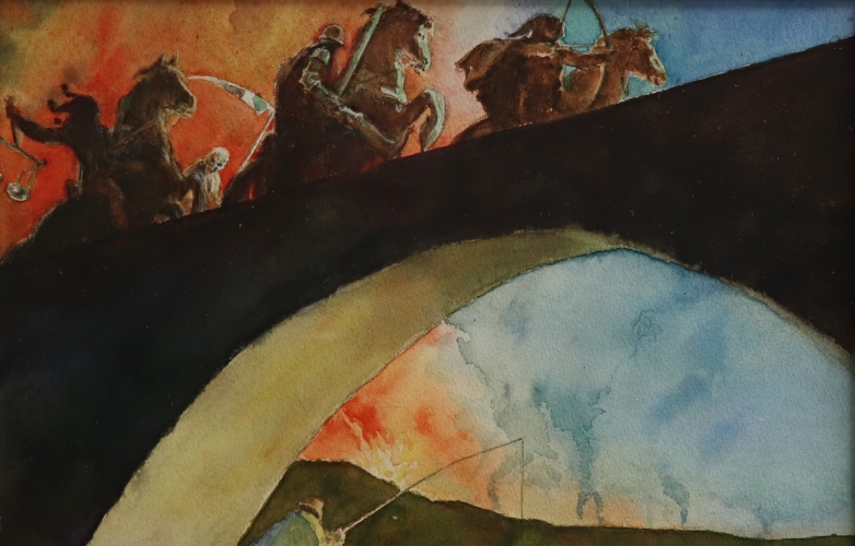 Apokalyptičtí jezdci malíře Františka Hlavici